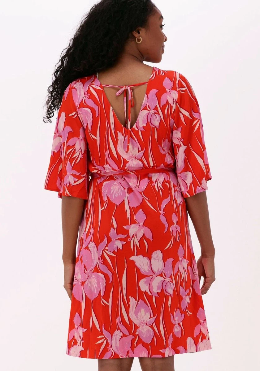 Ana Alcazar Dress Belt Jurken Dames - Rok - Jurk - Rood - Maat 42 2 Ana Alcazar Dress Belt Jurken Dames - Rok - Jurk - Rood - Maat 42 - Afbeelding 2