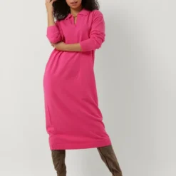 Ydence Knitted Dress Paulina Jurken Dames - Rok - Jurk - Fuchsia - Maat M