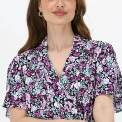 Colourful Rebel Very Scatterood Flower Jurk Rood Dames - Wijduitlopende Fit - Viscose - XS -Trendy Meid Verkoop 840x1200 268