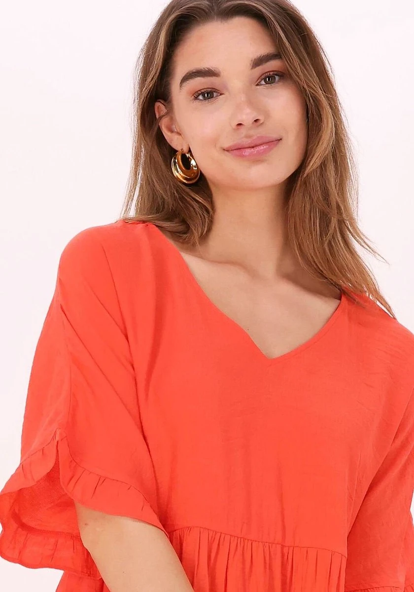 Ydence Dress Sunny Jurken Dames - Rok - Jurk - Oranje - Maat L 3 Ydence Dress Sunny Jurken Dames - Rok - Jurk - Oranje - Maat L - Afbeelding 3