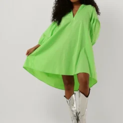 Devotion Azuritis Jurken Dames - Rok - Jurk - Groen - Maat S