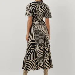 Object Objfaline Ss Wrap Long Dress Jurken Dames - Rok - Jurk - Zwart - Maat 40 -Trendy Meid Verkoop 840x1200 84