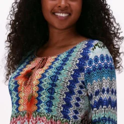 Ana Alcazar Dress Boho Okotex 100 Jurken Dames - Rok - Jurk - Multi - Maat 40 -Trendy Meid Verkoop 841x1200 28