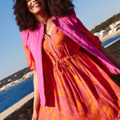 LOLALIZA Maxi-jurk Met Bloemenprint - Fuchsia - Maat 48 -Trendy Meid Verkoop 846x1200 14