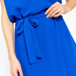 LOLALIZA Midi-jurk Met V-hals - Blauw - Maat 46 -Trendy Meid Verkoop 846x1200 17