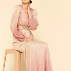 LOLALIZA Maxi-jurk Voor Bruidsmeisjes - Nude - Maat 44