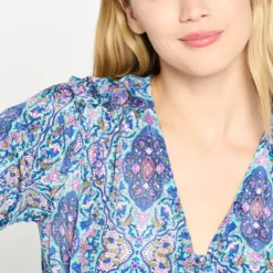 LOLALIZA Maxi-jurk Met Print - Blauw - Maat L -Trendy Meid Verkoop 846x1200 31