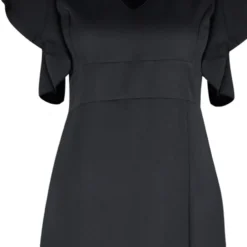 Trendyol Vrouwen Gepofte/ruche Mouw V-hals Bodycon Plus Size Jurk -Trendy Meid Verkoop 849x1200 5