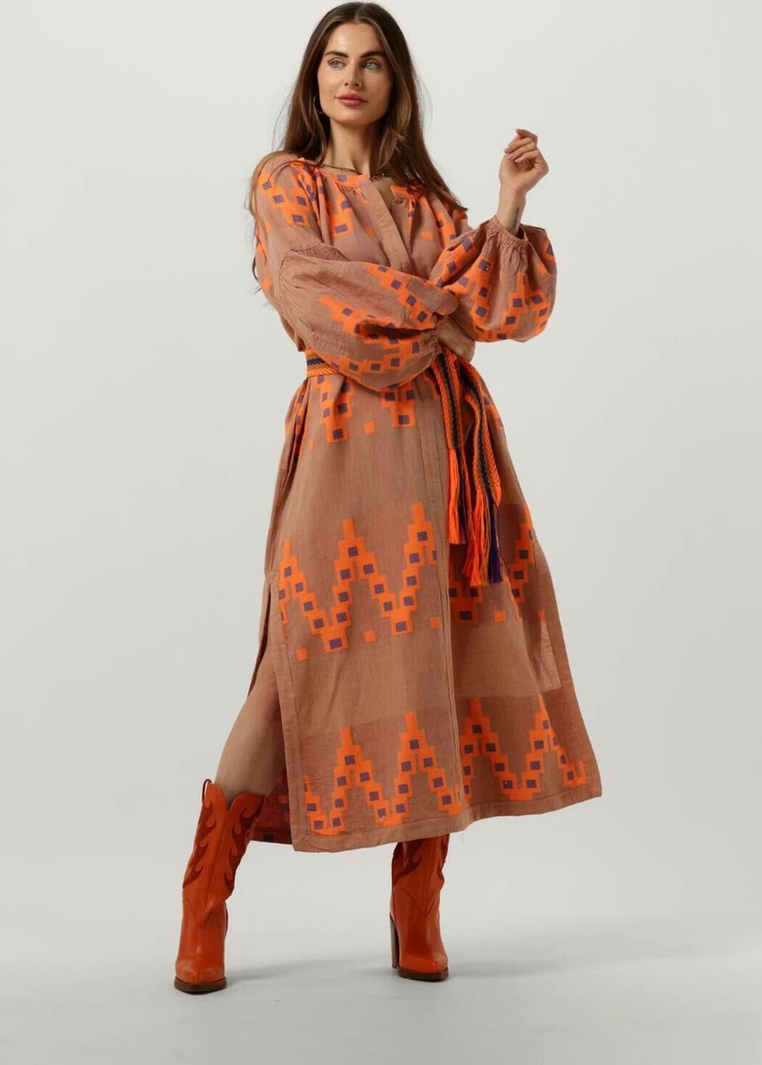 Devotion Korali Jurken Dames - Rok - Jurk - Oranje - Maat M 1 Devotion Korali Jurken Dames - Rok - Jurk - Oranje - Maat M