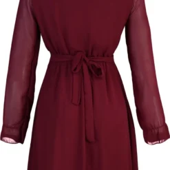 Trendyol Vrouwen Ballon Mouw Cache-coeur Schaatser Jurk -Trendy Meid Verkoop 859x1200 5