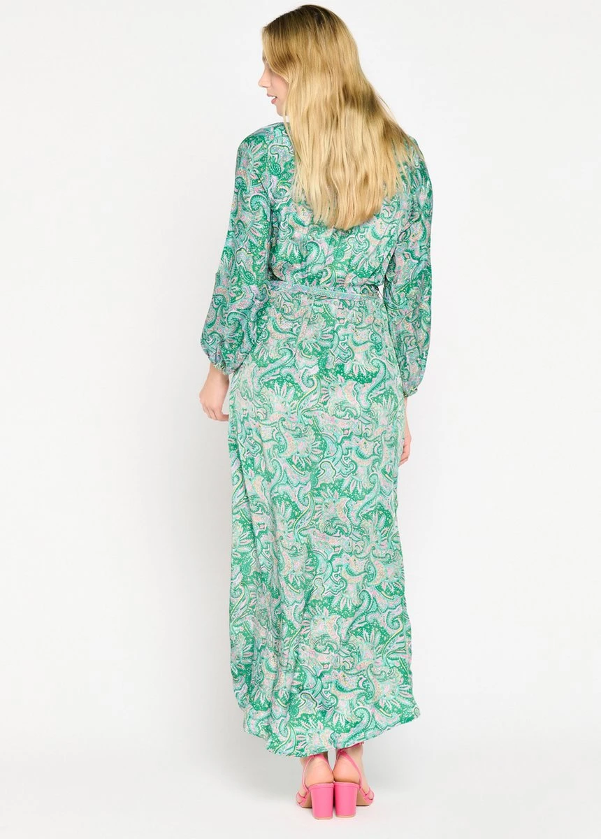 LOLALIZA Maxi-jurk Met Paisleyprint - Groen - Maat L/XL 2 LOLALIZA Maxi-jurk Met Paisleyprint - Groen - Maat L/XL - Afbeelding 2
