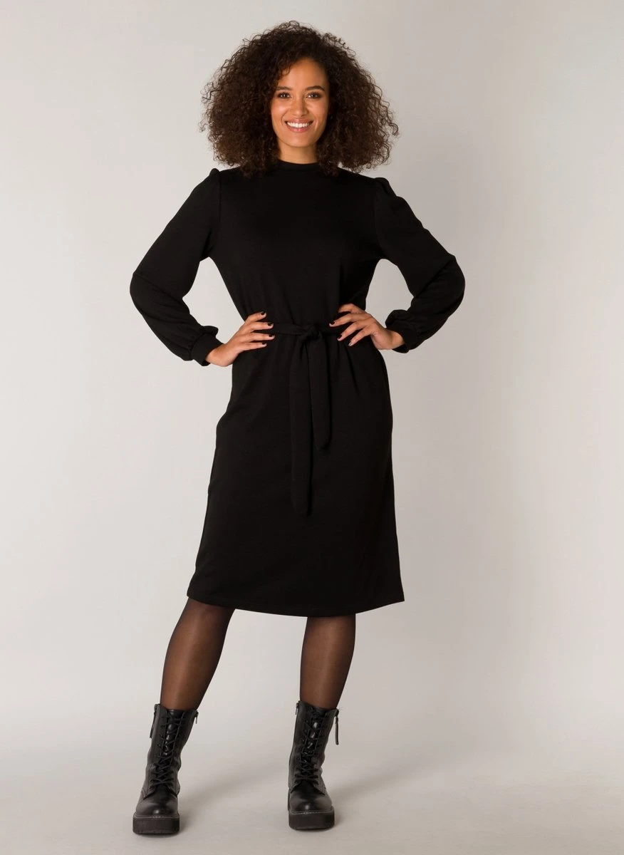 IVY BEAU Selena Jurk - Black - Maat 44 4 IVY BEAU Selena Jurk - Black - Maat 44 - Afbeelding 4