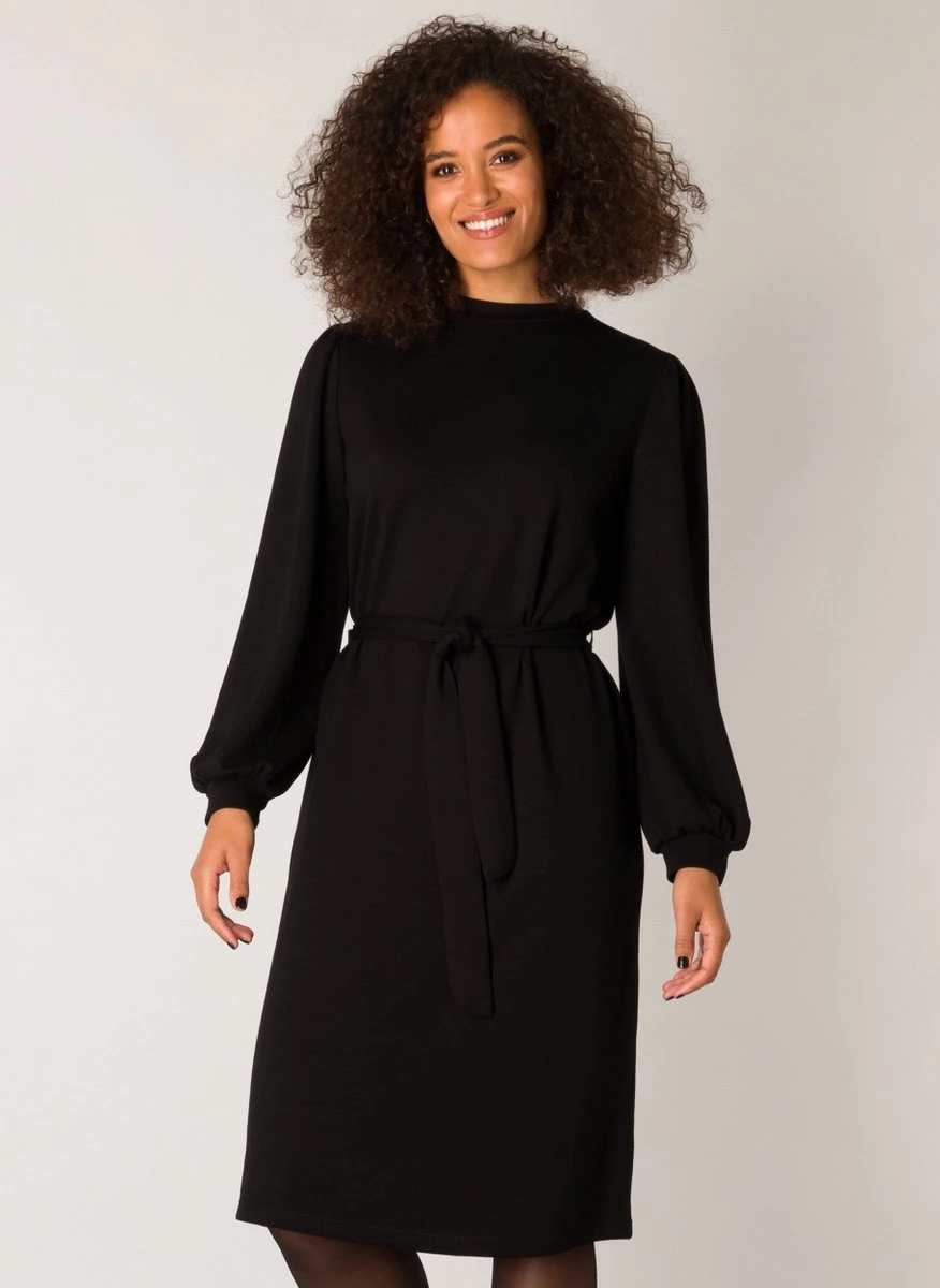 IVY BEAU Selena Jurk - Black - Maat 44 5 IVY BEAU Selena Jurk - Black - Maat 44 - Afbeelding 5