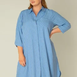 YESTA Jilke Jurk - Cornflower Blue - Maat 2(50) -Trendy Meid Verkoop 876x1200 31