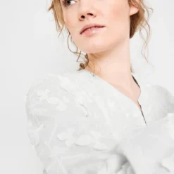 TAIFUN Dames Jurk Met A-lijn Offwhite-42 -Trendy Meid Verkoop 878x1200 2