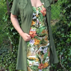 Sophia Perla-Jurk-Groen-Print-Lilian-Maat 42 -Trendy Meid Verkoop 897x1200 4