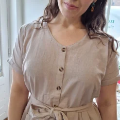 Zhenzi Savanna Jurk Beige S 42/44 -Trendy Meid Verkoop 899x1200 16