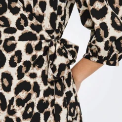 ONLY ONLOLIVIA 3/4 WRAP MIDI DRESS WVN NOOS Dames Jurk - Maat L -Trendy Meid Verkoop 899x1200 25