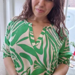 Zhenzi Janelle Jurk Groen L 50/52 -Trendy Meid Verkoop 899x1200 4