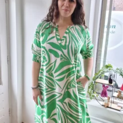 Zhenzi Janelle Jurk Groen L 50/52 -Trendy Meid Verkoop 899x1200 7