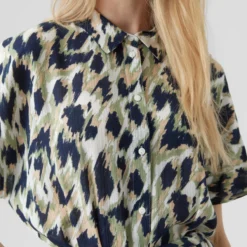 VERO MODA VMMENNY SS CALF SHIRT DRESS WVN GA Dames Jurk - Maat L -Trendy Meid Verkoop 900x1200 105