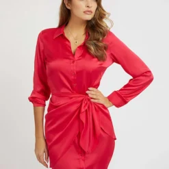 Guess ES LS Alya Dames Jurk - Karma Pink - Maat M 6 Guess ES LS Alya Dames Jurk - Karma Pink - Maat M -Trendy Meid Verkoop 900x1200 158