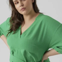 VERO MODA VMPYE 3/4 ABK DRESS WVN BTQ GA CUR Dames Jurk - Maat 52 -Trendy Meid Verkoop 900x1200 169