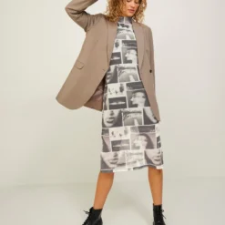 JJXX JXOHALA MESH LS HIGH NECK DRESS Dames Jurk - Maat M -Trendy Meid Verkoop 900x1200 212
