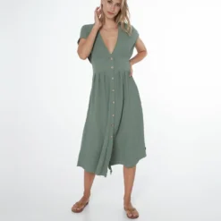 Protest Prtsambu Midi-jurk Dames - Maat L/40 -Trendy Meid Verkoop 900x1200 229