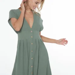 Protest Prtsambu Midi-jurk Dames - Maat L/40 -Trendy Meid Verkoop 900x1200 231