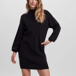 VERO MODA VMNANCY LS FUNNELNECK DRESS GA BOO Dames Jurk - Maat S -Trendy Meid Verkoop 900x1200 258
