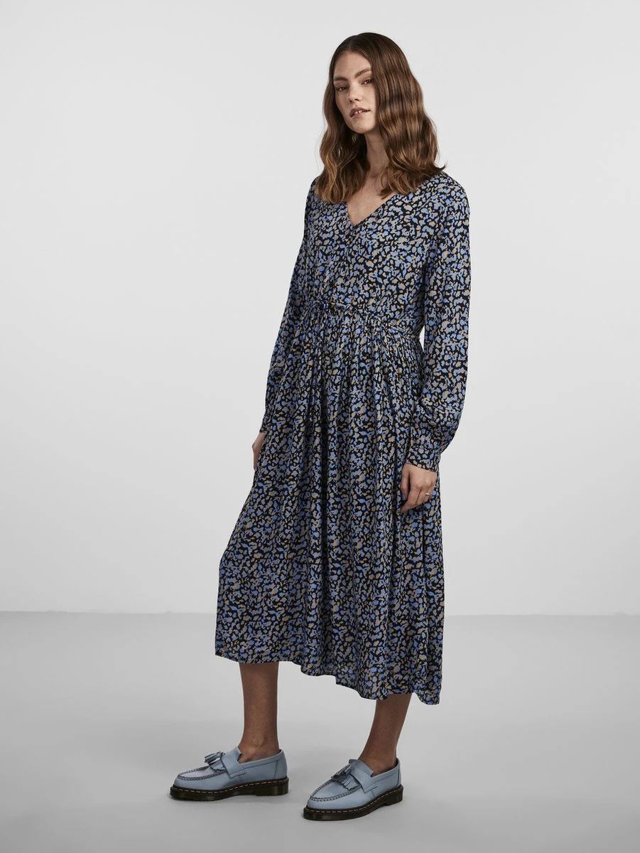 PIECES PCNYA LS MIDI DRESS Dames Jurk - Maat XL 2 PIECES PCNYA LS MIDI DRESS Dames Jurk - Maat XL - Afbeelding 2