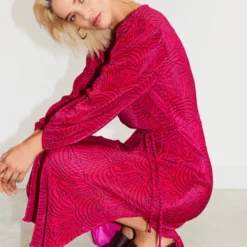 Freebird Gayla Jurken Dames - Kleedje - Rok - Jurk - Roze - Maat L -Trendy Meid Verkoop 914x1200 3