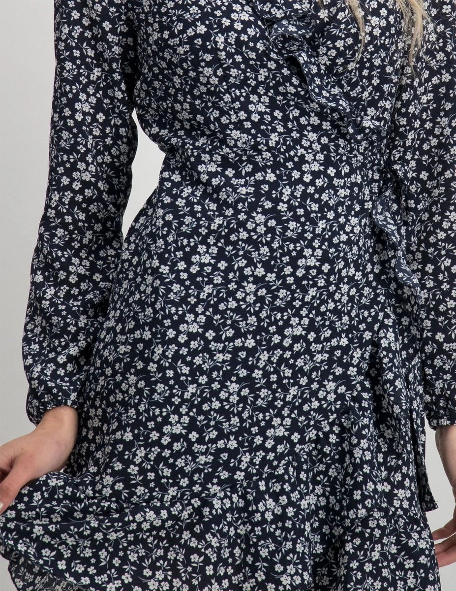 ONLY ONLCARLY L/S WRAP SHORT DRESS NOOS WVN Dames Jurk - Maat 38 9 ONLY ONLCARLY L/S WRAP SHORT DRESS NOOS WVN Dames Jurk - Maat 38 - Afbeelding 9