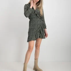 ONLY ONLCARLY L/S WRAP SHORT DRESS NOOS WVN Dames Jurk - Maat 36 -Trendy Meid Verkoop 927x1200 9