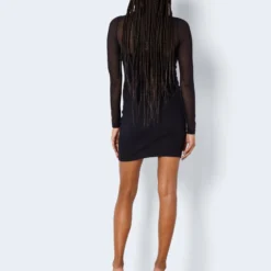 NOISY MAY NMSTINE L/S MIX DRESS Dames Jurk - Maat XS -Trendy Meid Verkoop 928x1200 1