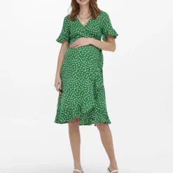 ONLY OLMOLIVIA S/S WRAP DRESS WVN NP Dames Jurk - Maat XL -Trendy Meid Verkoop 942x1200