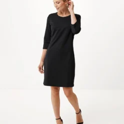 Mexx Jersey Jurk Shoulderpads Dames - Zwart - Maat XL -Trendy Meid Verkoop 960x1200 16