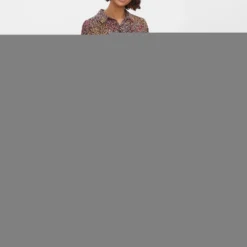 VERO MODA VMLOTUS L/S SHIRT DRESS WVN GA BTQ Dames Jurk - Maat S -Trendy Meid Verkoop 961x1200 1